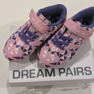 Dream Pairs Kids' Pink and Purple Sneakers